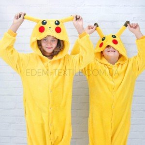 Детский Костюм Kигуруми Пикачу , Рост 100