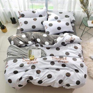 Комплект постельного белья Горох ТМ Tag R7480 , Семейный