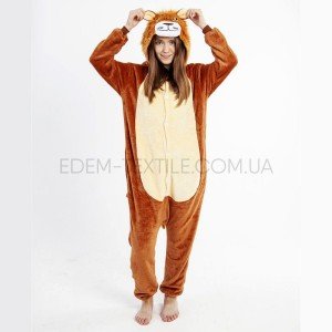 Взрослый Костюм Пижама Кигуруми Лев , Рост 153-165 (M)