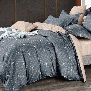 Комплект постельного белья сатин хлопок S496 , Полуторный