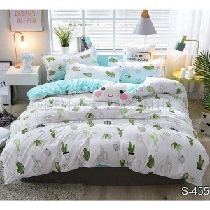 Хлопковое постельное белье Кактус S455 Tag , Полуторный