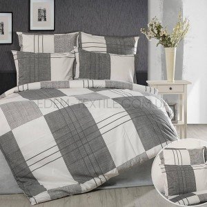 Постельное белье в клетку Ренфорс R-T9150 Tag , Евро