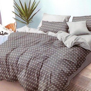 Постельное белье сатин с компаньоном S485 Tag , Полуторный