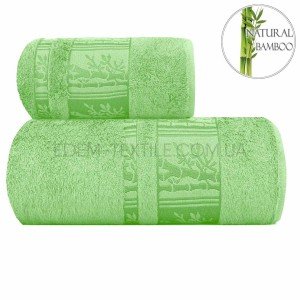 Полотенце бамбуковое Bamboo Agac Desen Zeron Зеленый, 70х140