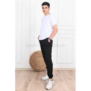 Спортивные штаны джоггеры мужские Adrom 6120 Черный, XL Спортивные штаны джоггеры мужские Adrom 6120 Черный, XL