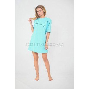 Трикотажная ночнушка туника для дома N.EL 782-12 Трикотажная ночнушка туника для дома N.EL 782-12