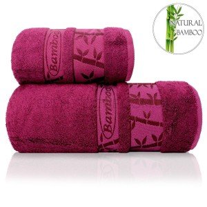 Бамбуковое полотенце Gold Bamboo Турция Фиолетовый, 70х140