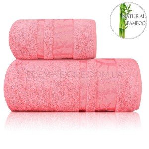 Бамбуковое полотенце для ванной Gold Bamboo Розовый, 70х140