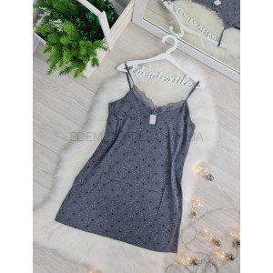 Летняя Женская ночная сорочка с кружевом HNX Розы Летняя Женская ночная сорочка с кружевом HNX Розы