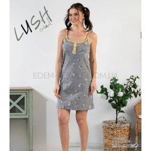 Ночная рубашка на бретелях хлопок Космос 4206