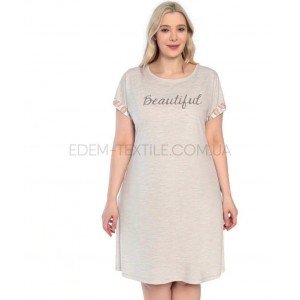 Ночная рубашка больших размеров Сotpark 21034 Ночная рубашка больших размеров Сotpark 21034
