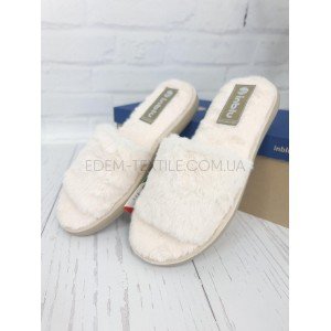 Тапочки шлепанцы Inblu женские комнатные EK-7H Кремовый, 40