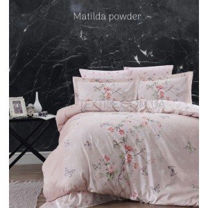 Постельное белье сатин хлопок Matilde Powder , Евро