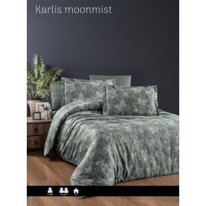 Сатиновый постельный набор Karlis Moonmist , Евро