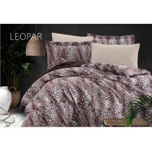 Турецкое постельное белье Люкс Сатин Leopar , Евро