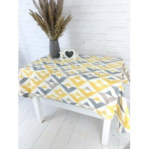 Скатерть на стол с тефлоновым покрытием Ромбы , 120x175