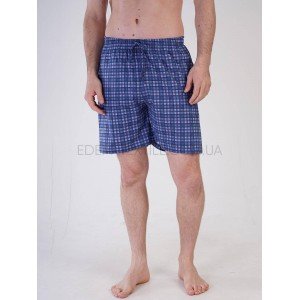 Трикотажные мужские шорты для дома 311075 Темно-синий, XL