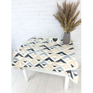 Непромокаемая скатерть на стол Ромбы , 150х220