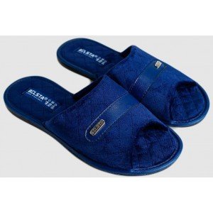 Тапочки открытые женские стеганые Белста 88-30 Синий, 39 Тапочки открытые женские стеганые Белста 88-30 Синий, 39