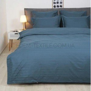 Постельное белье в полоску Сатин Stripe Tiare 91 , Двуспальный