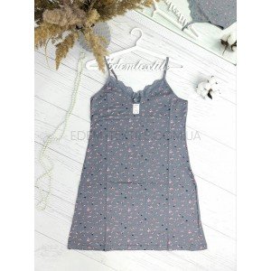 Ночнушка хлопковая на бретелях HNX Созвездие