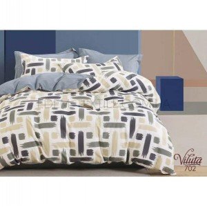 Комплект постельного белья Сатин Твил 702 , Евро