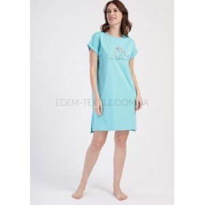 Туника сорочка для дома с коротким рукавом 3111