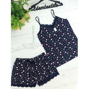 Комплект Майка и Шорты тм HNX Стрелы Амура Темно-синий, XL