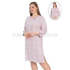 Ночнушка вискоза с рукавом три четверти 13518