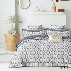 Постель Ранфорс принт Бесконечность 24311 , Двуспальный