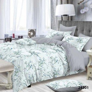 Постель Ранфорс с цветочным рисунком 24301 , Евро