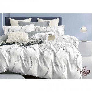 Комплект постельного белья хлопок Сатин 739 , Евро