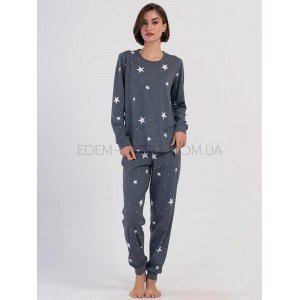 Комплект Интерлокдля женщин Кофта и Брюки 1985 Графитовый, XL Комплект Интерлокдля женщин Кофта и Брюки 1985 Графитовый, XL