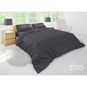 Комплект постели ранфорс хлопок Страйп 2805 , Двуспальный