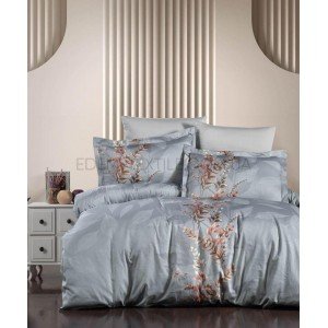 Постельное белье Cotton Satin Albert Grey , Евро