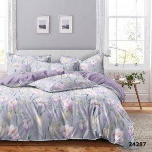 Комплект постельного белья Тюльпаны 24287 , Двуспальный