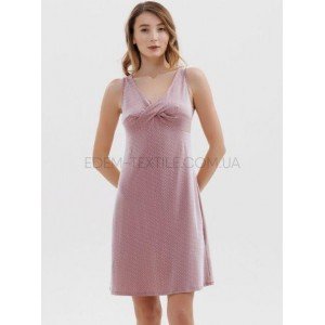 Ночнушка на широкой бретеле Горошек 1786