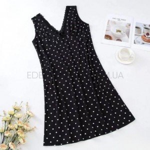 Ночная рубашка с сердечками для полных 6135