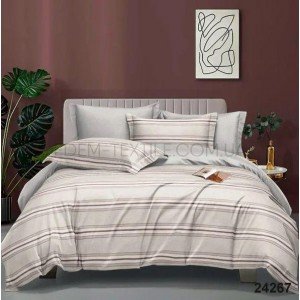 Постельное белье в полоску Ранфорс Viluta 24267 , Двуспальный